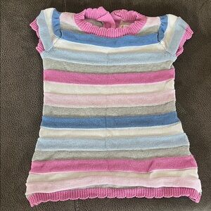 Striped Pink and Blue Kids Top